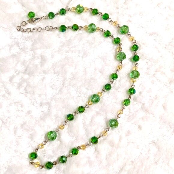 Charter Club Jewelry - NWT  Macy's Charter House Green Swarovski Crystal Choker